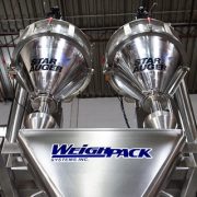 Twin Star Auger filling system fir mixing two powders