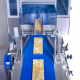 SleekWrapper Inverted flow wrapper for blocks of cheese