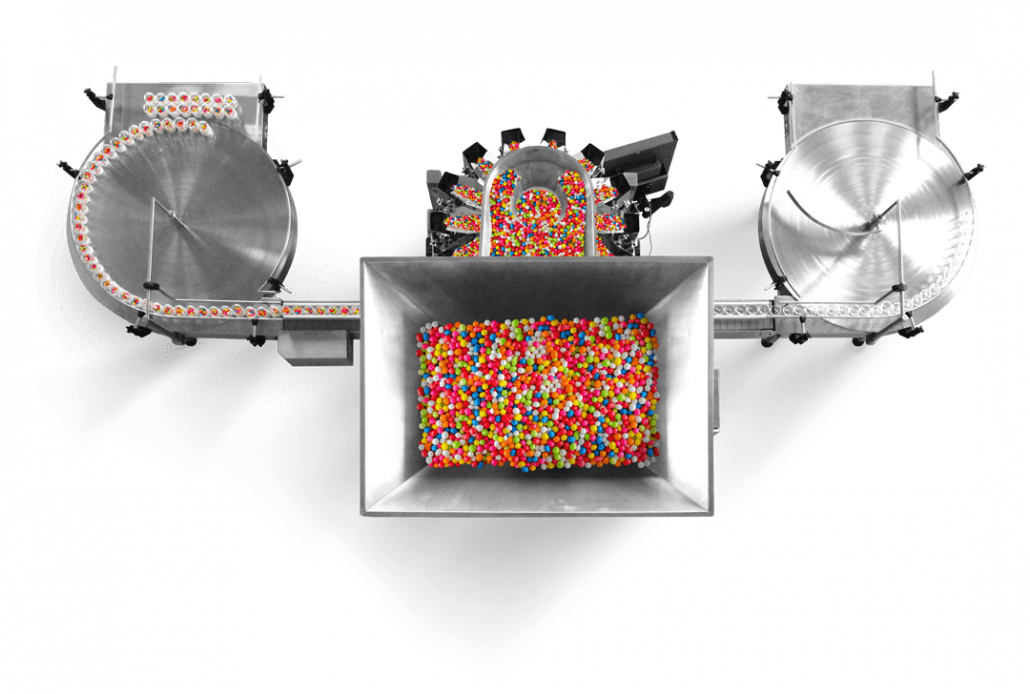 Container filling packaging machine_low